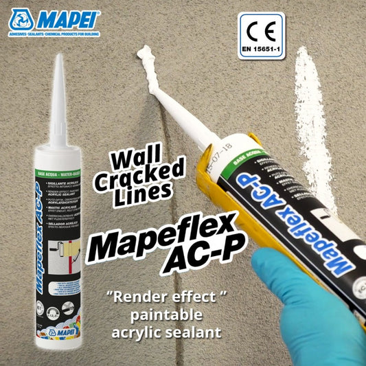 Mapei Mapeflex AC-P Acrylic Sealant With A Rough Finish 310ML